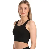 KILPI LIARA Dámský sportovní top, černá, velikost