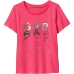 GAP V-FRCH Dívčí tričko, růžová, velikost