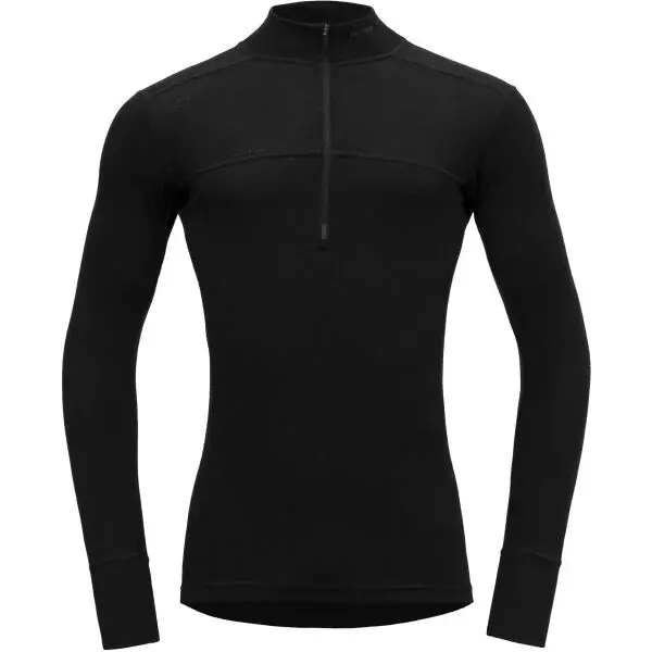 Devold LAUPAREN MERINO 190 ZIP NECK MAN Pánské merino tričko, modrá, velikost