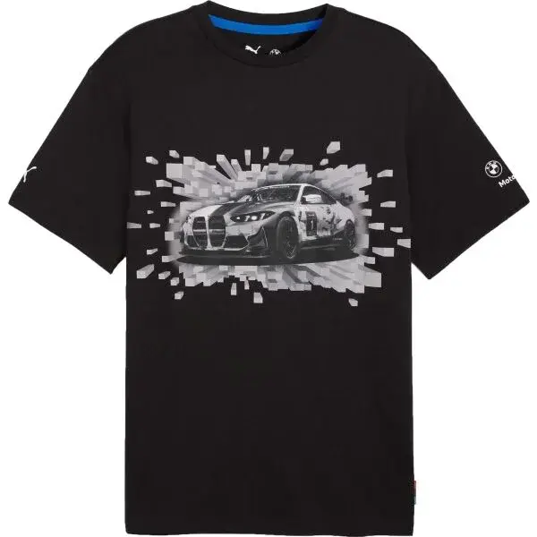 Puma BMW M MOTORSPORT GRAPHIC TEE MONO Pánské triko, černá, velikost