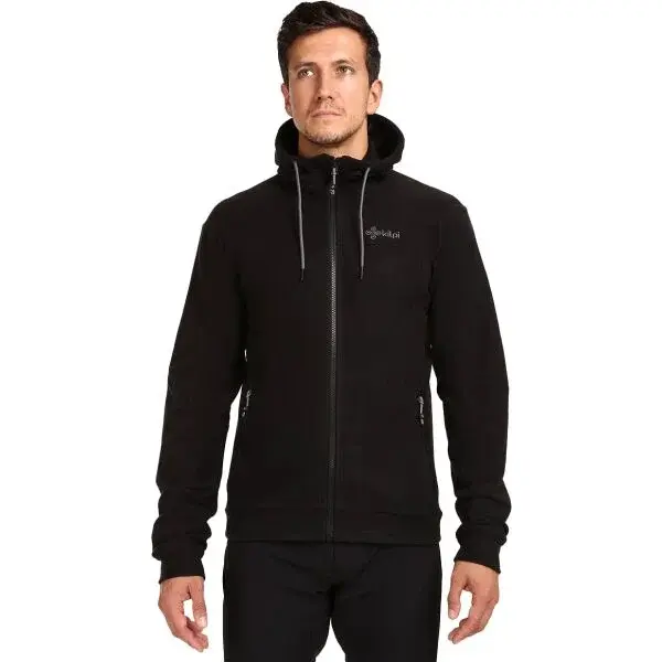 KILPI SIAT Pánská mikina, černá, velikost