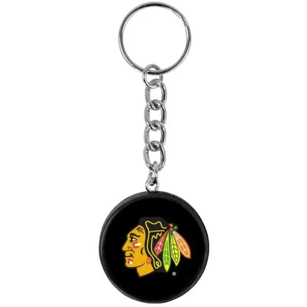 INGLASCO CHICAGO BLACKHAWKS MINIPUK Přívěsek na klíče, černá, velikost
