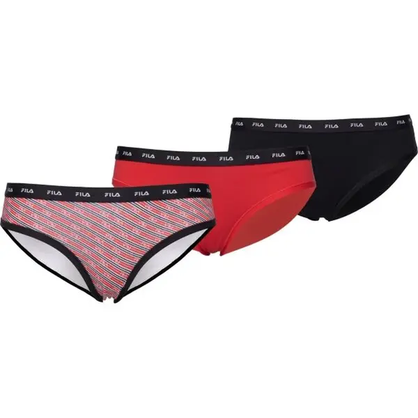 Fila BRIEF ELASTIC WITH LOGO Dámské kalhotky, černá, velikost