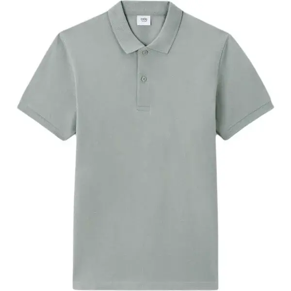 CELIO TEONE Pánské polo triko, šedá, velikost