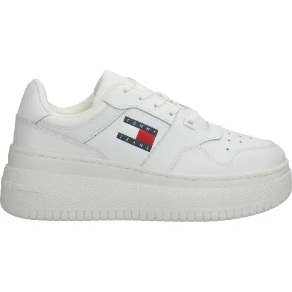 Tommy Hilfiger TJW RETRO BASKET FLATFORM ESS Dámské tenisky, bílá, velikost