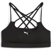 Puma MOVE STRAPPY BRA Dámska športová podprsenka, čierna, veľkosť