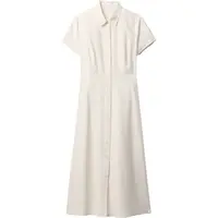 GAP SS SHIRTDRESS MAXI Dámske šaty, biela, veľkosť
