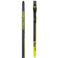 Fischer AEROLITE SKATE 80 SET + BDG RACE SKATE Bežecké lyže na korčuľovanie, čierna, veľkosť