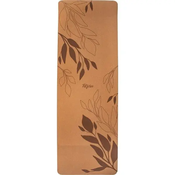 Fitforce CORK MAT Joga podložka, hnedá, veľkosť