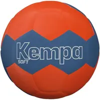 KEMPA SOFT. Lopta na hádzanú, červená, veľkosť UNI