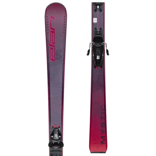Elan MYSTIC LS + EL9.0 GW Dámske zjazdové lyže, fialová, veľkosť
