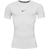 Nike M NP DF TIGHT TOP SS Pánske tréningové tričko, biela, veľkosť