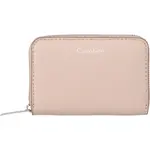 Calvin Klein FOIL LOGO MEDIUM ZIP AROUND Dámska peňaženka, béžová, veľkosť
