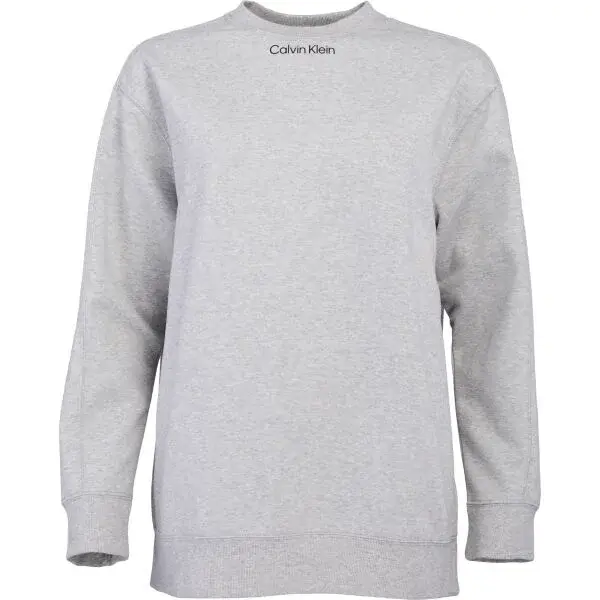 Calvin Klein ESSENTIALS PW PULLOVER Dámska mikina, sivá, veľkosť