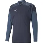 Puma TEAMCUP TRAINING 1/4 ZIP TOP Pánska športová mikina, tmavo modrá, veľkosť