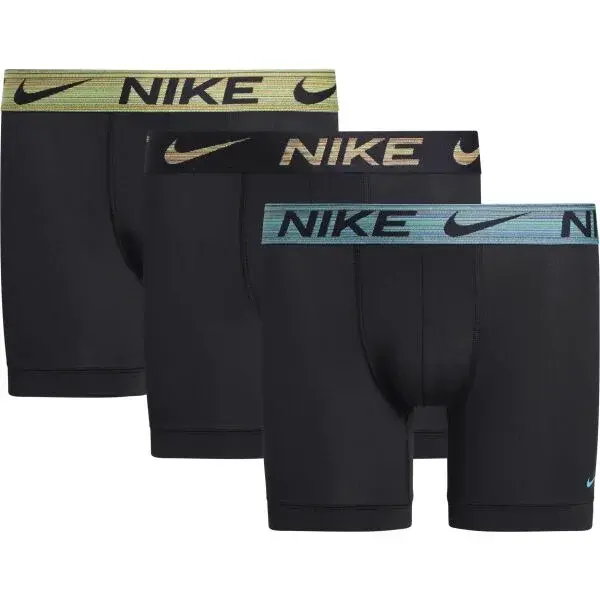 Nike DRI-FIT ESSEN MICRO BOXER BRIEF 3PK Pánske boxerky, čierna, veľkosť