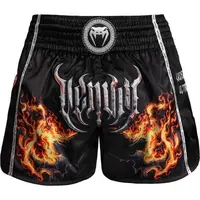 Venum GLADIATOR 5.0 MUAY THAI SHORTS Kraťasy na thajský box, čierna, veľkosť