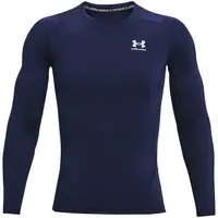 Under Armour HG ARMOUR COMP LS Pánske tričko, tmavo modrá, veľkosť