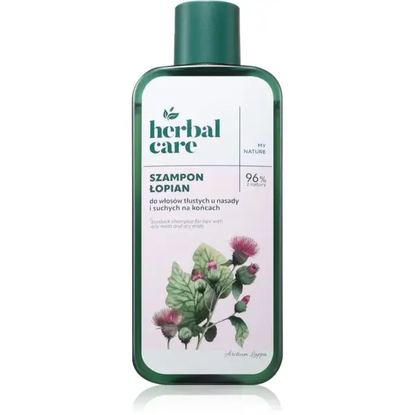 Farmona Herbal Care Burdock šampón pre mastnú vlasovú pokožku a suché končeky 330 ml