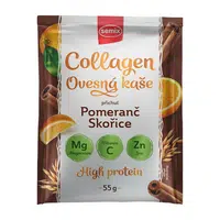 SEMIX Ovesná kaše s kolagenem s pomerančem a skořicí se sladidlem 55 g