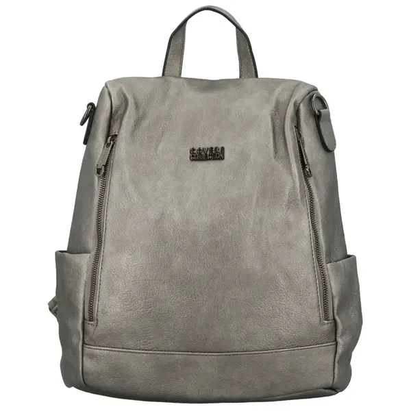 Dámský kabelko/batoh stříbrný - Coveri Tatiana new