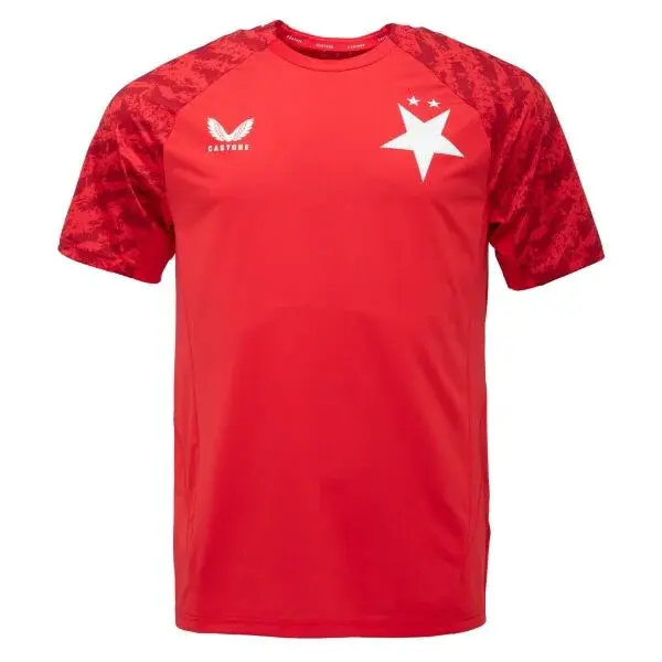 CASTORE SLAVIA PRAGUE PERFORMANCE SS TEE Pánske športové tričko, červená, veľkosť