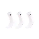 Champion 3PK CREW SOCKS Unisexové ponožky, biela, veľkosť 43-46