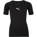 Puma LIGA BASELAYER TEE SS JR Chlapčenské funkčné tričko, čierna, veľkosť