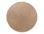 Kulatý koberec Kenzy 120 cm, přírodní kruhy