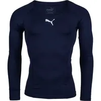 Puma LIGA BASELAYER TEE LS Pánske funkčné tričko, tmavo modrá, veľkosť