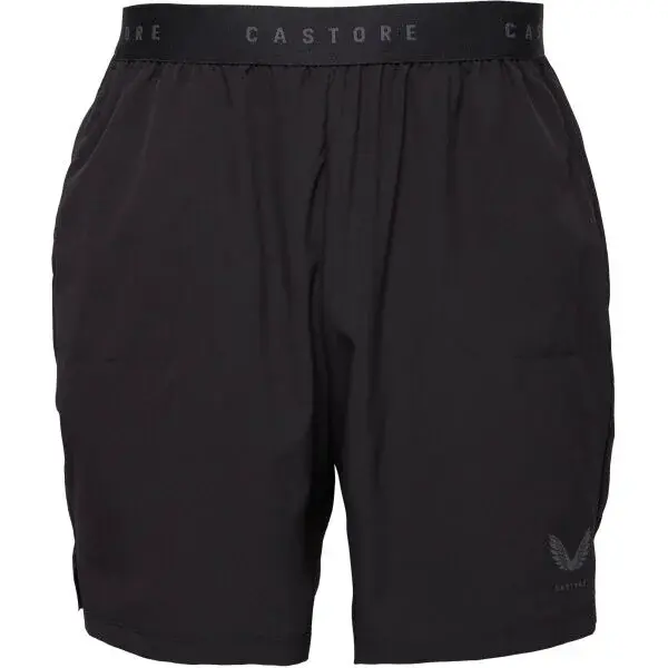 CASTORE 7 BRANDED ELASTIC SHORTS Pánske športové krátke nohavice, čierna, veľkosť XXL