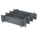 COMPACTOR FREE Organizér do zásuvky, tmavo sivá, veľkosť