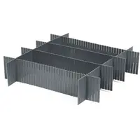 COMPACTOR FREE Organizér do zásuvky, tmavo sivá, veľkosť