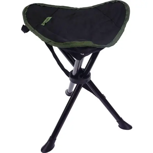 Crossroad HALTI Kempingová stolička, čierna, veľkosť