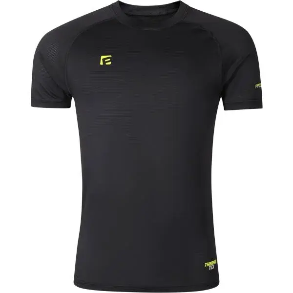 PROGRESS THERMATEX SS Pánske funkčné tričko s krátkym rukávom, čierna, veľkosť
