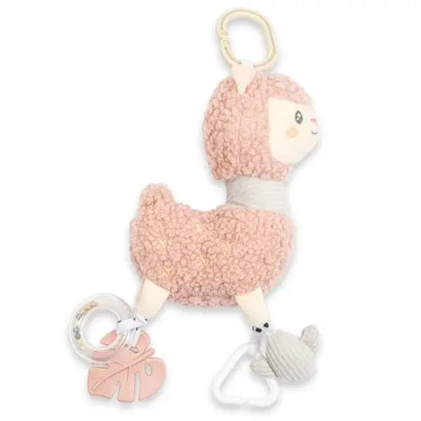 NEW BABY LAMA Plyšová hračka, lososová, veľkosť