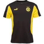 Puma BORUSSIE DORTMUND ARCHIVE TEE Pánske tričko pre fanúšikov, čierna, veľkosť