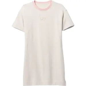 GAP LOGO Dámske tričkové šaty, biela, veľkosť