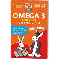 VITAR MAXI VITA KIDS OMEGA 3 + VITAMÍNY D, E Výživový doplnok, , veľkosť