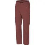 Hannah STRETCH Pánske odopínateľné nohavice, červená, veľkosť XXL