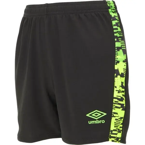 Umbro FORMATION KNIT SHORT - JNR Detské športové kraťasy, čierna, veľkosť