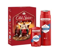 Old Spice Xmass sada Whitewater tuhý deodorant a sprchový gel 50 ml + 250 ml