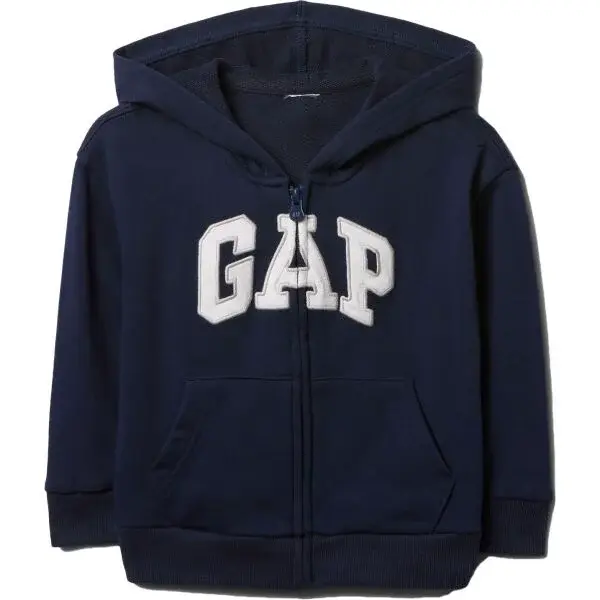 GAP V-FRCH LOGO Chlapčenská mikina, tmavo modrá, veľkosť 5Y