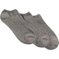GAP BAS ANKLE 3PK Dámske ponožky, sivá, veľkosť UNI
