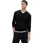 GAP V-CORE COTTON Pánsky sveter, čierna, veľkosť