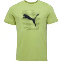 Puma TECH GRAPHIC TEE Pánske tričko, svetlo zelená, veľkosť