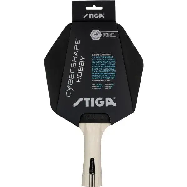 Stiga CYBERSHAPE HOBBY Pingpongová raketa, čierna, veľkosť