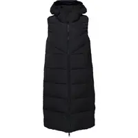 LOAP TANJA Dámska dlhá vesta, čierna, veľkosť