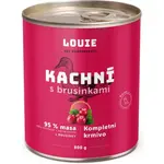 LOUIE KAČACIE S BRUSNICAMI 800 G Konzerva pre psov, ružová, veľkosť