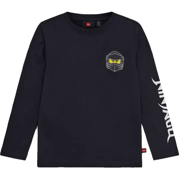 LEGO&reg; kidswear LWTANO 114 Chlapčenské  tričko s dlhým rukávom, čierna, veľkosť